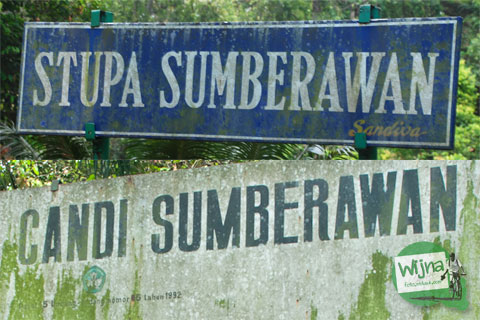 Candi Sumberawan di Toyomarto, Singosari, Malang, Jawa Timur